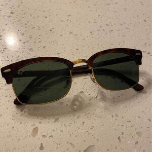 Ray Ban clubmaster black and gold
